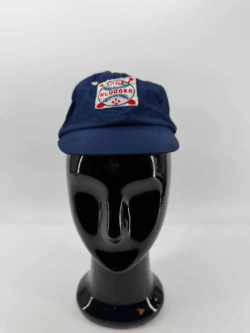 Vintage 100% Cotton Little Slugger Baseball Youth Cap Hat Blue Small